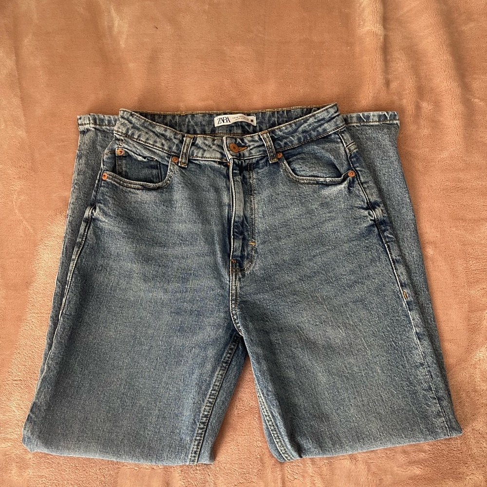 Zara high waist mom jeans
